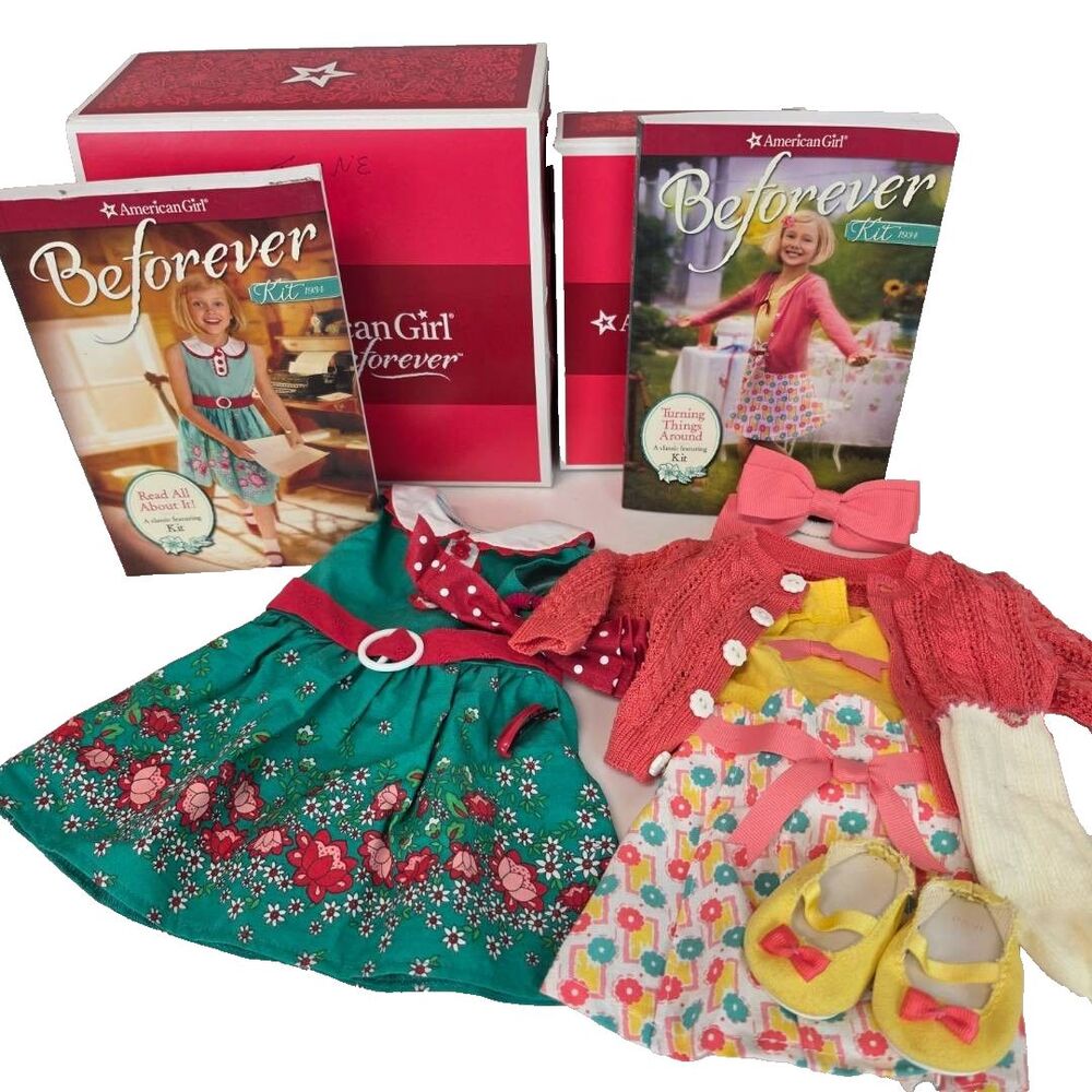 American Girl Doll Kit Kittredge BeForever Meet & Photographer Outfit Sets